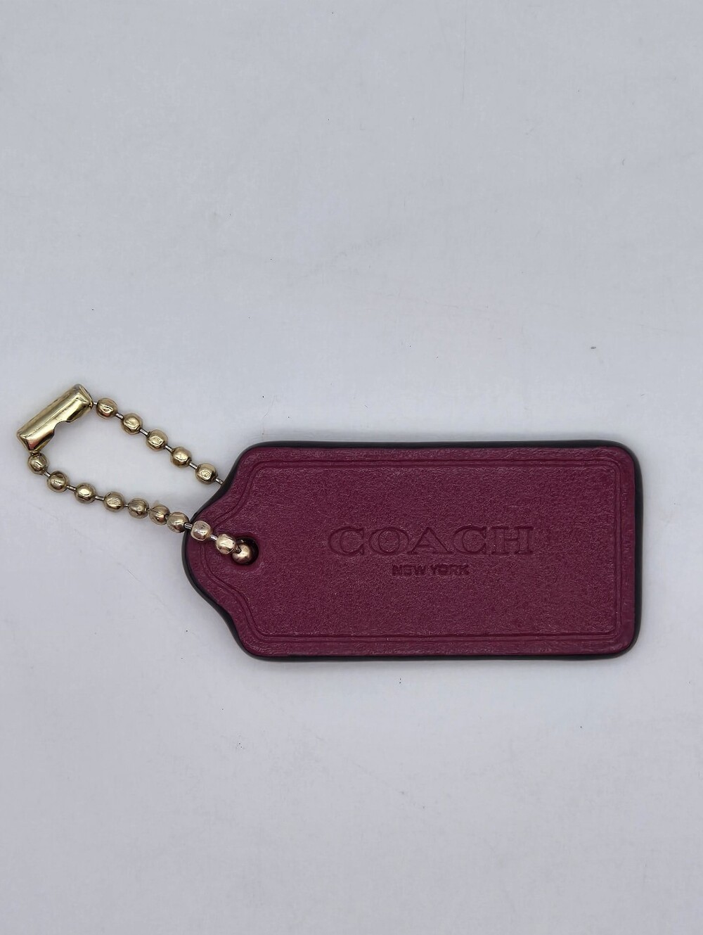 Coach Pink Red Charm 2"